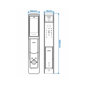 Khoá thông minh Sharp H2-B - 5 Khoá thông minh Sharp H2-B - 4