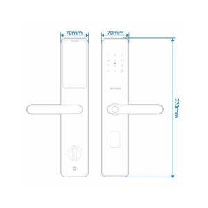 Khoá thông minh Sharp T1-B - 6 Khoá thông minh Sharp T1-B - 5