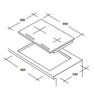 BẾP TỪ 2 VÙNG NẤU ROSIERES RPI7220/1 - 4 BẾP TỪ 2 VÙNG NẤU ROSIERES RPI7220/1 - 3