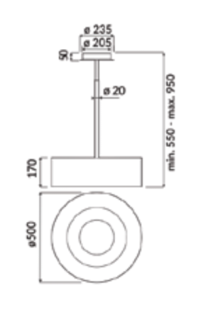 HÚT MÙI ỐC ĐẢO Ø50CM ROSIERES RDL910IN - 4 HÚT MÙI ỐC ĐẢO Ø50CM ROSIERES RDL910IN - 3