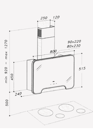 MÁY HÚT MÙI ÁP TƯỜNG DUDOFF TABLET - 7 MÁY HÚT MÙI ÁP TƯỜNG DUDOFF TABLET - 6