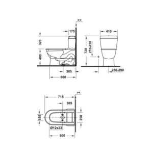 Bồn cầu một khối Darling New HAFELE 588.45.392 - 3