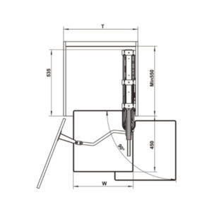 Tủ đồ khô 6 tầng KARA VARIO 600mm Hafele 595.82.805 - 9 Tủ đồ khô 6 tầng KARA VARIO 600mm Hafele 595.82.805 - 8
