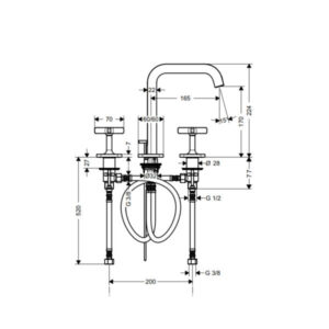 Vòi trộn 3 lỗ AXOR Citerrio E 170 589.30.641 - 4 Vòi trộn 3 lỗ AXOR Citerrio E 170 589.30.641 - 3
