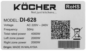 Bếp từ Kocher DI-628 - 26 Bếp từ Kocher DI-628 - 25