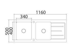 Chậu rửa Dudoff Galio S02 A1W - 7 Chậu rửa Dudoff Galio S02 A1W - 6