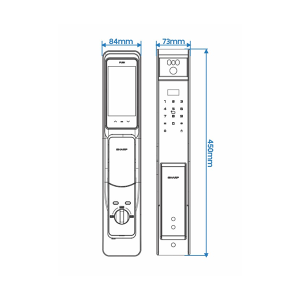 Khoá thông minh Sharp H2-V - 7 Khoá thông minh Sharp H2-V - 6