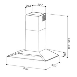 MÁY HÚT MÙI ÁP TƯỜNG JUPITER B - 6