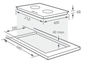 BẾP HỖN HỢP GIOVANI G-271 SD - 1 GIOVANI G-271 SD