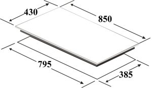 BẾP HỖN HỢP GIOVANI G-343 GT - 1 GIOVANI G-343 GT