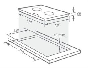BẾP HỖN HỢP GIOVANI GC-73021 HSC - 1 GIOVANI GC-73021 HSC