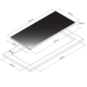 Bếp âm kết hợp điện từ Dudoff Mia F3B - 7 Bếp âm kết hợp điện từ Dudoff Mia F3B - 6