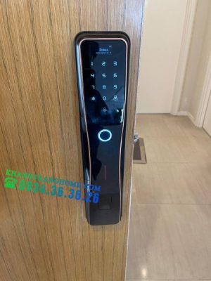 KHÓA CỬA VÂN TAY DEMAX SL668 BL - 17