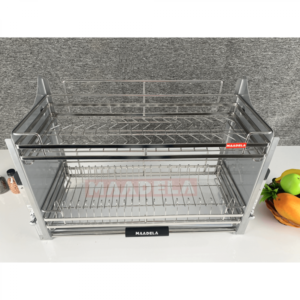 Giá bát đĩa nâng hạ Inox 304 cho tủ bếp trên Maadela MP-G30-2.70 - 17
