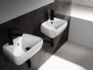 Chậu rửa mặt lavabo treo tường Bello BB-300241L - 3
