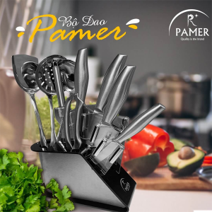BỘ DAO 9 MÓN THÉP CAO CẤP PAMER PM-D09 - 5 BỘ DAO 9 MÓN THÉP CAO CẤP PAMER PM-D09 - 4