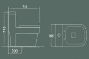 BỒN CẦU LIỀN KHỐI I-ROYAL IR-2084 - 5 BỒN CẦU LIỀN KHỐI I-ROYAL IR-2084 - 4