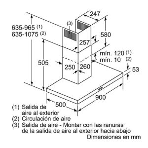 MÁY HÚT MÙI GẮN TƯỜNG BOSCH DWB97IM50 SERIE 4 NGANG 90CM - 1 MÁY HÚT MÙI GẮN TƯỜNG BOSCH DWB97IM50 SERIE 4 NGANG 90CM