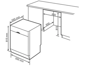 MÁY RỬA BÁT BÁN ÂM BOSCH SMU6ECS57E SERIE 6 14 BỘ - 1 MÁY RỬA BÁT BÁN ÂM BOSCH SMU6ECS57E SERIE 6 14 BỘ