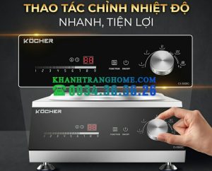 BẾP TỪ CÔNG NGHIỆP KOCHER CI-3500C - 2 BẾP TỪ CÔNG NGHIỆP KOCHER CI-3500C