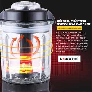 Máy làm sữa hạt đa năng Ukoeo PR6 - 10 Máy làm sữa hạt đa năng Ukoeo PR6 - 9