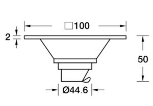 Phễu thoát nước sàn Hafele 495.60.801 - 3