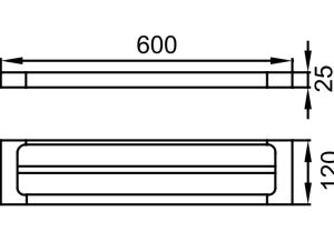 Thanh treo khăn đôi Hafele InnoGeo-S 580.41.222 - 4 Thanh treo khăn đôi Hafele InnoGeo-S 580.41.222 - 3