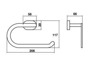 Vòng treo khăn InnoRound MS: 580.34.310 - 4 Vòng treo khăn InnoRound MS: 580.34.310 - 3