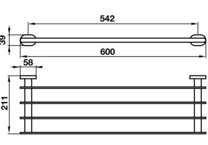 Kệ để khăn tắm InnoRound 580.34.311 - 4 Kệ để khăn tắm InnoRound 580.34.311 - 3