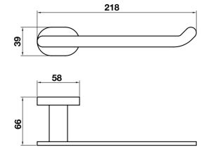 Giá treo giấy vệ sinh không nắp che InnoRound MS: 580.34.341 - 4 Giá treo giấy vệ sinh không nắp che InnoRound MS: 580.34.341 - 3
