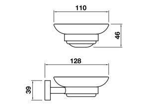 Đĩa đựng xà phòng InnoRound MS: 580.34.350 - 3