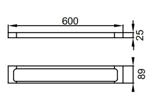 Thanh treo khăn Hafele InnoGeo-S 580.41.220 - 3
