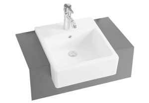 Chậu rửa mặt bán âm Lavabo Häfele 588.64.011 - 6