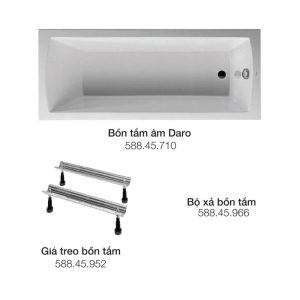 Bồn tắm lắp âm Duravit Daro 1700x700mm 588.45.370 - 4 Bồn tắm lắp âm Duravit Daro 1700x700mm 588.45.370 - 3