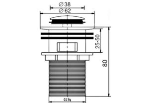 Bộ xả thoát nước Hafele 588.18.901 - 3