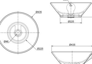 Chậu rửa mặt đặt bàn Lavabo Hafele 588.64.021 - 4 Chậu rửa mặt đặt bàn Lavabo Hafele 588.64.021 - 3