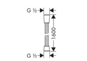 Dây sen Sensoflex Metal 1.60m MS: 589.29.902 - 4 Dây sen Sensoflex Metal 1.60m MS: 589.29.902 - 3