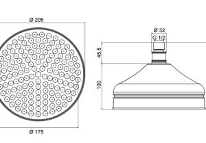 Đầu sen tròn Victoria MS: 589.02.913 - 4 Đầu sen tròn Victoria MS: 589.02.913 - 3