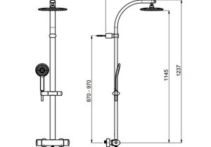 Cây sen tắm đứng điều nhiệt Pearl Hafele 589.98.150 - 4 Cây sen tắm đứng điều nhiệt Pearl Hafele 589.98.150 - 3