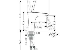Vòi lavabo Hansgrohe Puravida 589.50.821 - 4 Vòi lavabo Hansgrohe Puravida 589.50.821 - 3