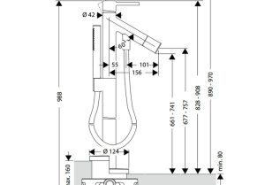Cây sen tắm âm sàn Starck Hafele 589.29.677 - 4 Cây sen tắm âm sàn Starck Hafele 589.29.677 - 3