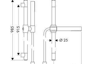 Bộ thanh treo sen tắm Starck 589.29.724 - 3