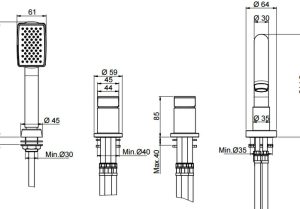 Bộ vòi nóng lạnh 4 lỗ cho bồn tắm Anista MS: 589.02.158 - 4 Bộ vòi nóng lạnh 4 lỗ cho bồn tắm Anista MS: 589.02.158 - 3