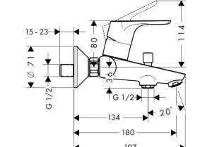 Bộ trộn bồn tắm Focus Hansgrohe 589.29.301 - 4 Bộ trộn bồn tắm Focus Hansgrohe 589.29.301 - 3