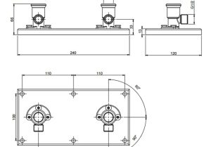 Bộ âm cho cây sen tắm âm sàn 589.10.531 - 3