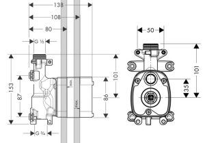 Bộ âm bộ sen tay Hansgrohe 589.29.687 - 3
