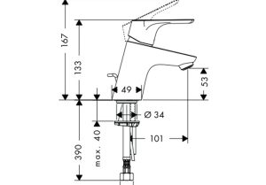 Vòi lavabo Hansgrohe Focus 589.29.300 - 3