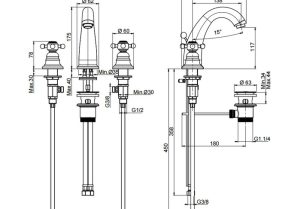 Vòi lavabo 3 lỗ Victoria MS: 589.02.271 - 4 Vòi lavabo 3 lỗ Victoria MS: 589.02.271 - 3