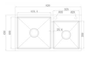 Chậu rửa chén Maadela MDS-8245D - 11