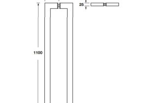Tay nắm kéo đẩy Hafele 1100mm 903.02.000 - 4 Tay nắm kéo đẩy Hafele 1100mm 903.02.000 - 3